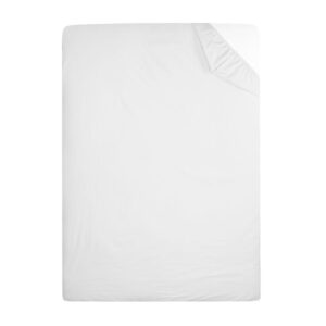 200TC 100% Cotton - Percale Fitted Sheets 12" Deep White superking
