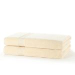 700 GSM Royal Egyptian Bath Sheets towel premium7 cream