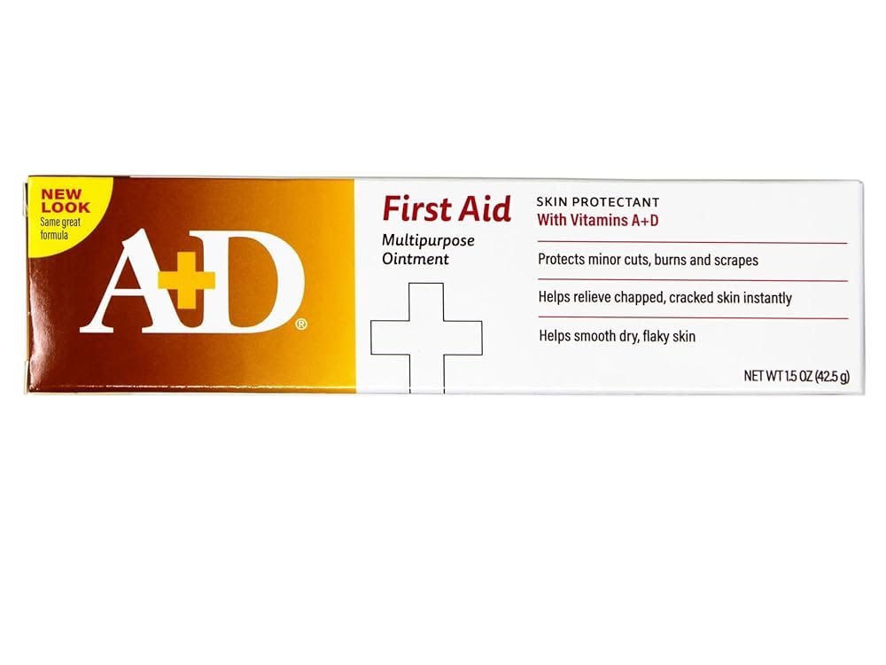 A + D Baby Diaper Rash Ointment, Baby Protectant with Vitamins A and D - 4oz