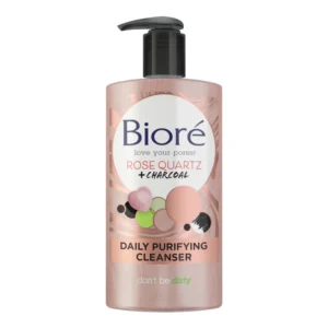 BIORE ROSE QUARTZ CHARCOAL DAILY PUFYINH CLEANSER 200ML