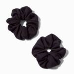BLACK HAIR SCRUNCHIES 2 PC