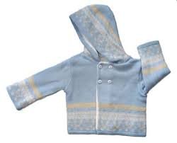 Baby Boys Double Knit Hooded Cardigan c015125 0-3m