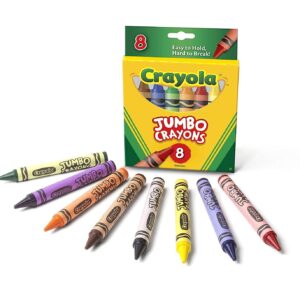CBEEBIES 8 JUMBO CRAYONS