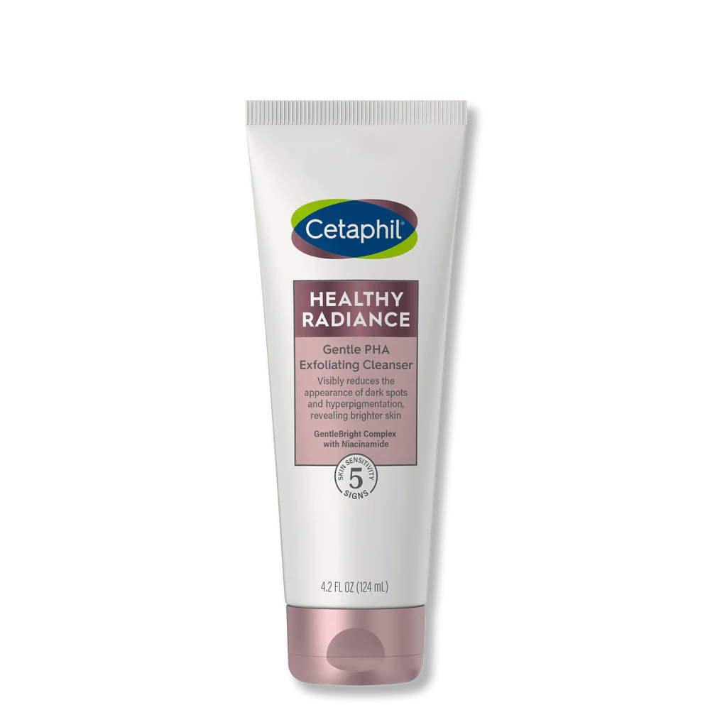 CETAPHIL HEALTH RADIANCE GENTLE PHA EXFOLIATING CLEANSER 124ML