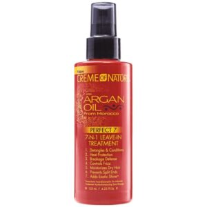 CREAM OF NATURE ARGAN OIL PERFECT 7 7 IN 1 LEAVE IN TREATMENT 125MLS