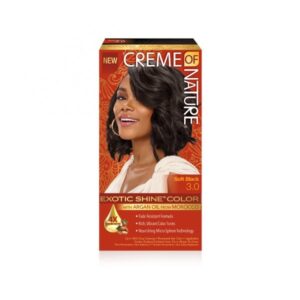 Creme Of Nature Ladies Gel Colour With Argan Oil 3.00 Soft Black