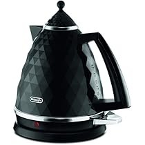 De'Longhi Brilliante Kettle, anti-scale filter, 1.7 Liters, 360° swivel base, KBJ3001BK, Black