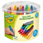 EASY GRIP JUMBO CRAYONS 24 PCS