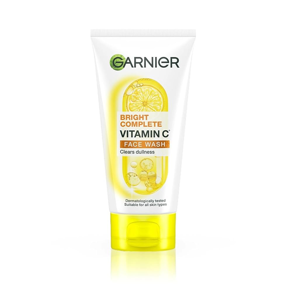 GARNIER BRIGHT COMPLETE VITAMIN C FACE WASH 100G