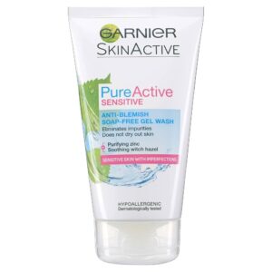 GARNIER PURE ACTIVE SENSITEVE ANTI-BLEMISH GENTLE GEL WASH 150