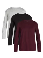 GEORGE 3PACK TSHIRT LONGSLEEVE 9-12M