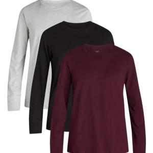 GEORGE 3PACK TSHIRT LONGSLEEVE 9-12M