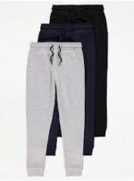 GEORGE 3 PACK BOYS JOGGER BOTTOM 6-9M