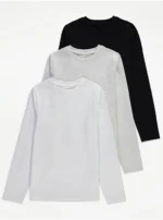 GEORGE 3 PACK TSHIRT LONGSLEEVE 3-6