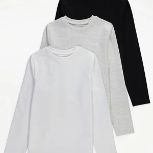 GEORGE 3 PACK TSHIRT LONGSLEEVE 3-6