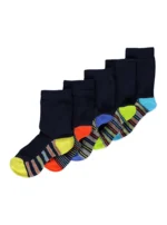 GEORGE 5PACK SOCKS BOYS 12-24M