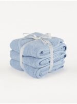 GEORGE BABY TERRY COTTON 3 PACK HOODED TOWEL PINK