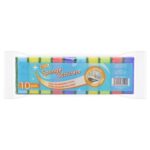 HOMEWARE ESSENTIAL SPONGE SCOURER 10 PACK
