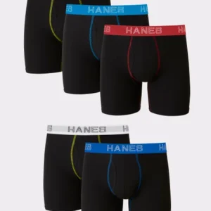 Hanes Ultimate® Men's Boxer Shorts Pack of 5, Medium XL
