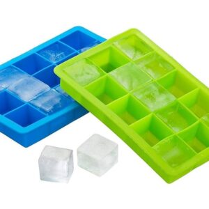 ICE CUBE TRAY (green / blue) 2 PACK