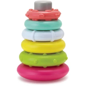 Infantino – Rock N Stack Rings 6+m PINK