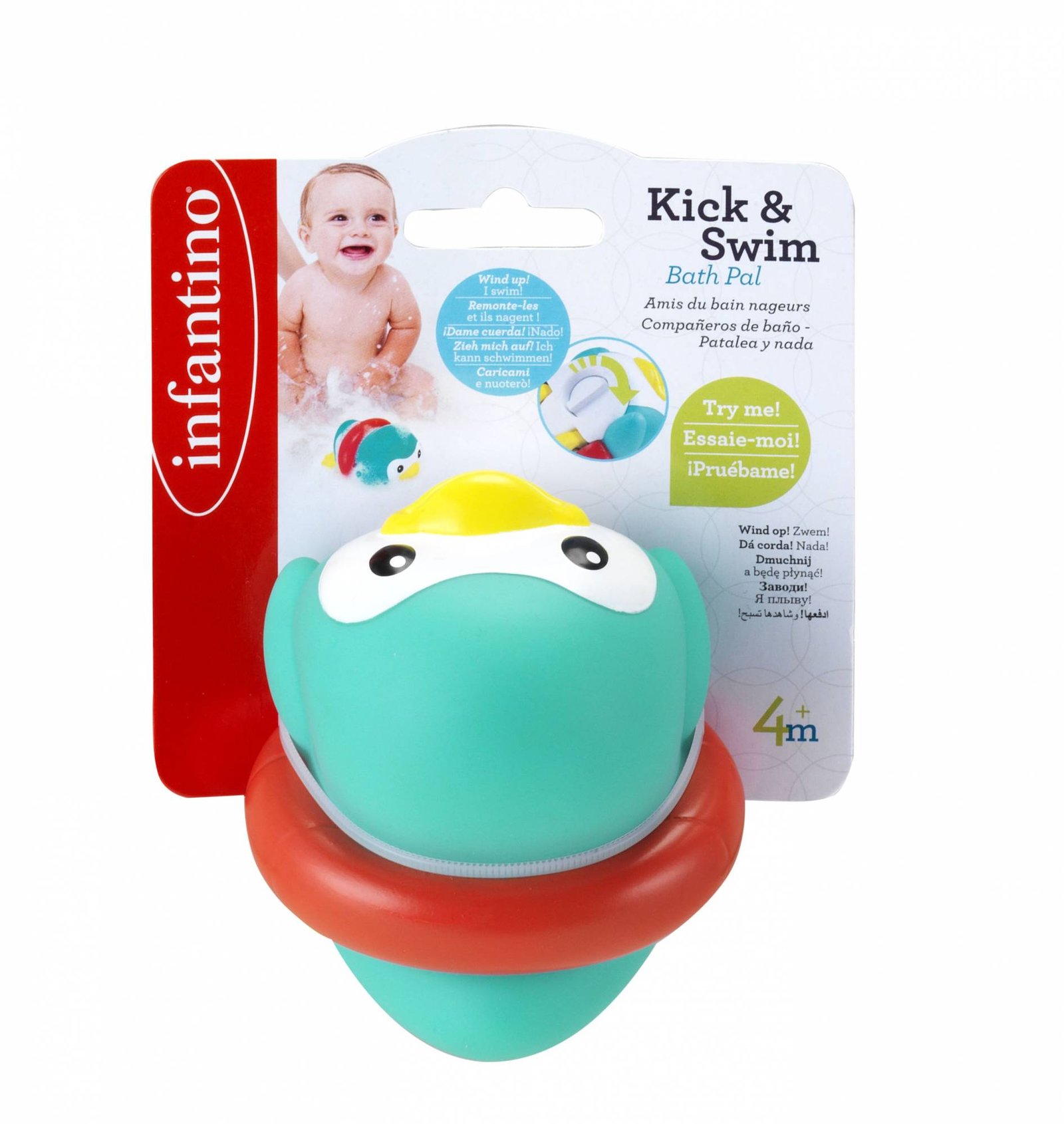 Infantino Kick & Swim Bath Pal Penguin