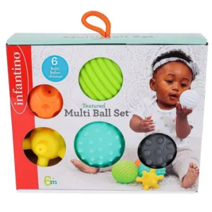 Infantino Textured Multi Ball Set with black