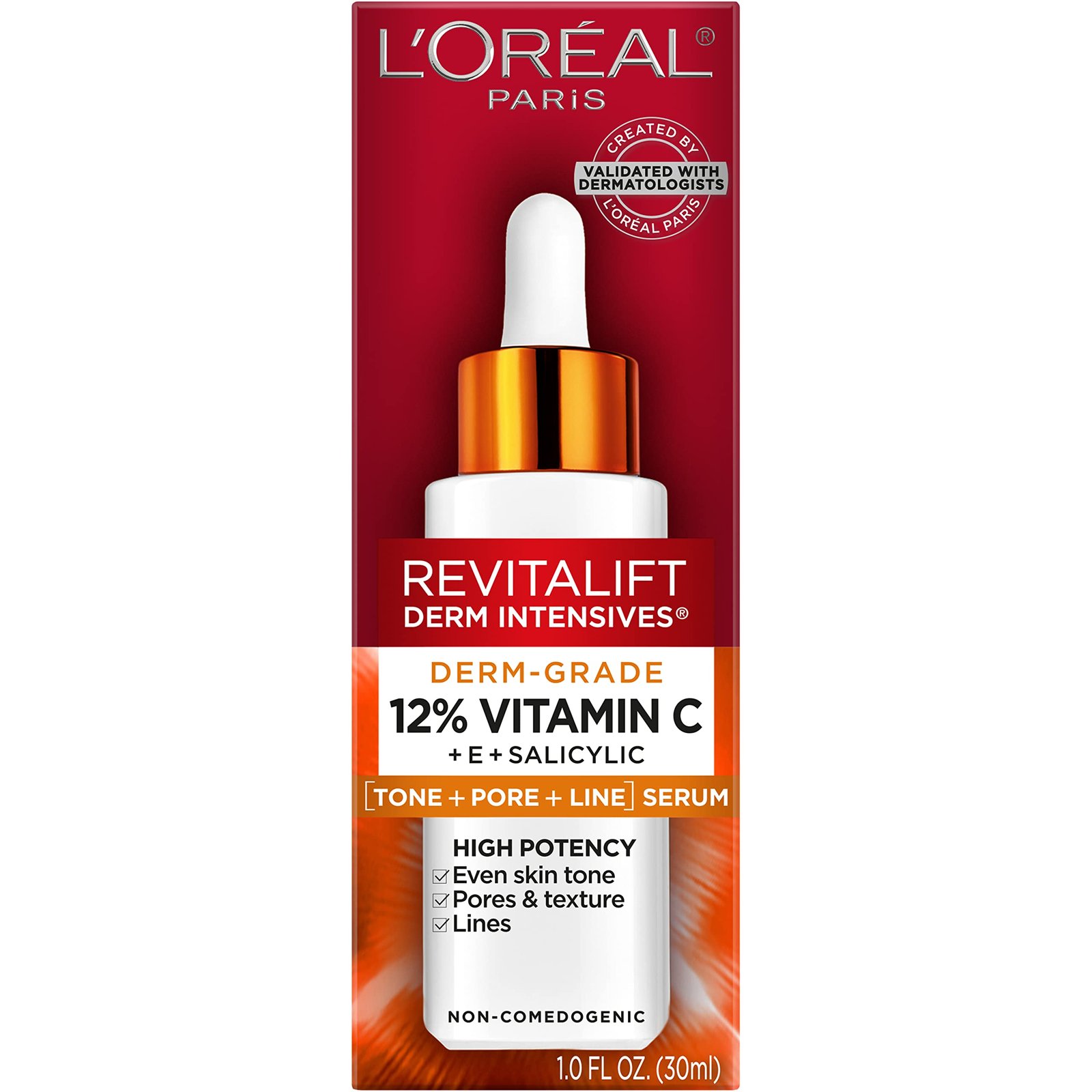 L'Oreal Paris Revitalift 12% Vitamin C + E + Salicylic Serum - 1 fl oz