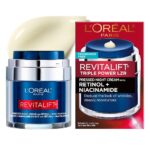 L'Oreal Paris Revitalift Pressed Night Cream with Retinol, Niacinamide, Visibly Reduce Wrinkles, Hydrate for Face, Under Eye, Neck, Chest,