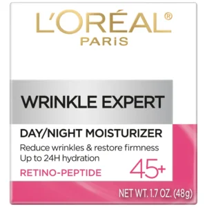 L'Oreal Paris Wrinkle Expert 45+ Day and Night Moisturizer, 1.7 oz
