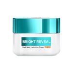 L'Oréal Paris Bright Reveal Dark Spot Hydrating Cream SPF 50 for Face, UV Filters with Patented Mexoryl 400, 5.6% Moisturising Complex and 2% Niacinamide, Protects Brightens and Evens Skin Tone, 50ml