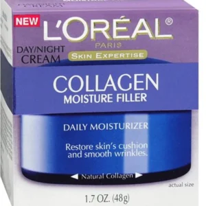 L'Oreal Paris Skin Expertise Collagen Moisture Filler Daily Moisturizer Day/Night Cream 1.7 o