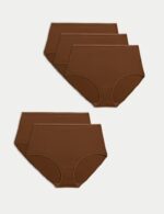 MARK SPENCER 5PACK HIGH RISE SHORT COTTON LYCR MIX COLOR 10