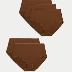 MARK SPENCER 5PACK HIGH RISE SHORT COTTON LYCR MIX COLOR 10