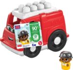 MEGA BLOKS TRUCK FIRST BUILDER 1 RED