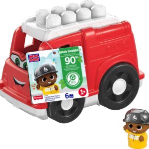 MEGA BLOKS TRUCK FIRST BUILDER 1 RED