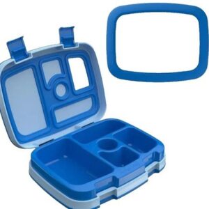 MUNCHKIN BENTO LUNCH BOX WITH UTENSILS BLUE