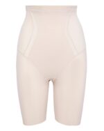 NWT Women S Maidenform DMS098 Eco Lace High Waisted Thigh Slimmer (Black L)