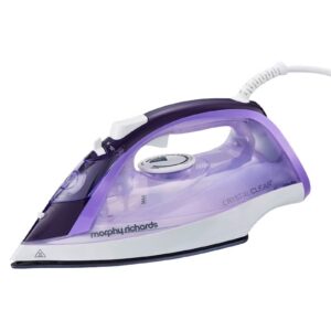 Morphy Richards Steam Iron - 300301 - With Crystal Clear Water Tank, Amethyst