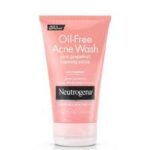 NEUTROGENA ACNE WASH OIL FREE PINK GRAPE FOARMIN SCRUB 124ML