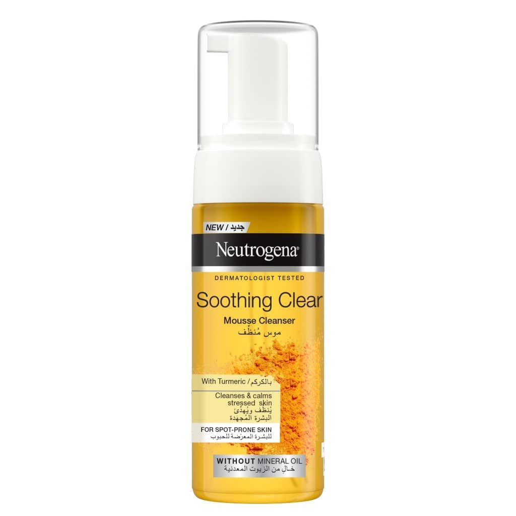 NEUTROGENA CLEAR SOOTHE MOUSSE CLEANSER 150ML