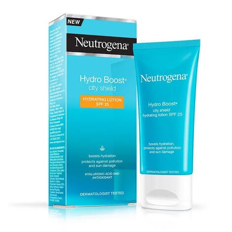 NEUTROGENA HYDRO BOOST CITY SHIELD HYDRAING LOTION SPF 25