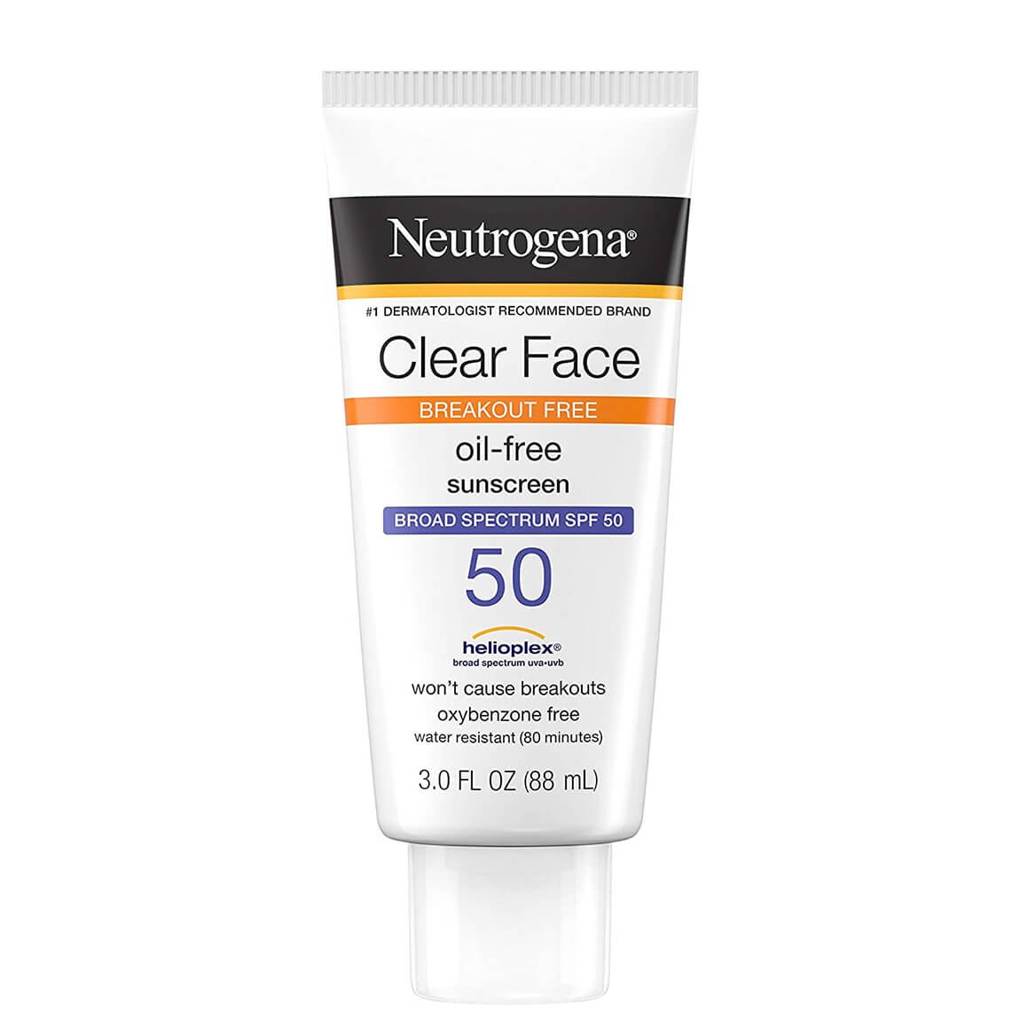 Neutrogena Clear Face Spf#50 Oil-Free Lotion 3oz