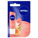 Nivea Lip Care Peach Tinted 0.17oz Carded
