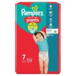 Pampers Baby-Dry Nappy Pants Size 8, 117 Nappies, 19kg+, Monthly Pack, 360 degree fit - Super absorbent core - Easy nappy changes