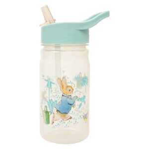 Peter Rabbit Classic Water Bottle with Flip up Straw 400ml
