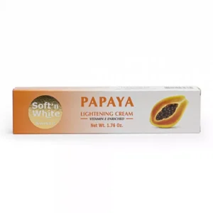 SOFT N WHITE SWISS PAPAYA CREME ECLAIRCISSANTE 50G