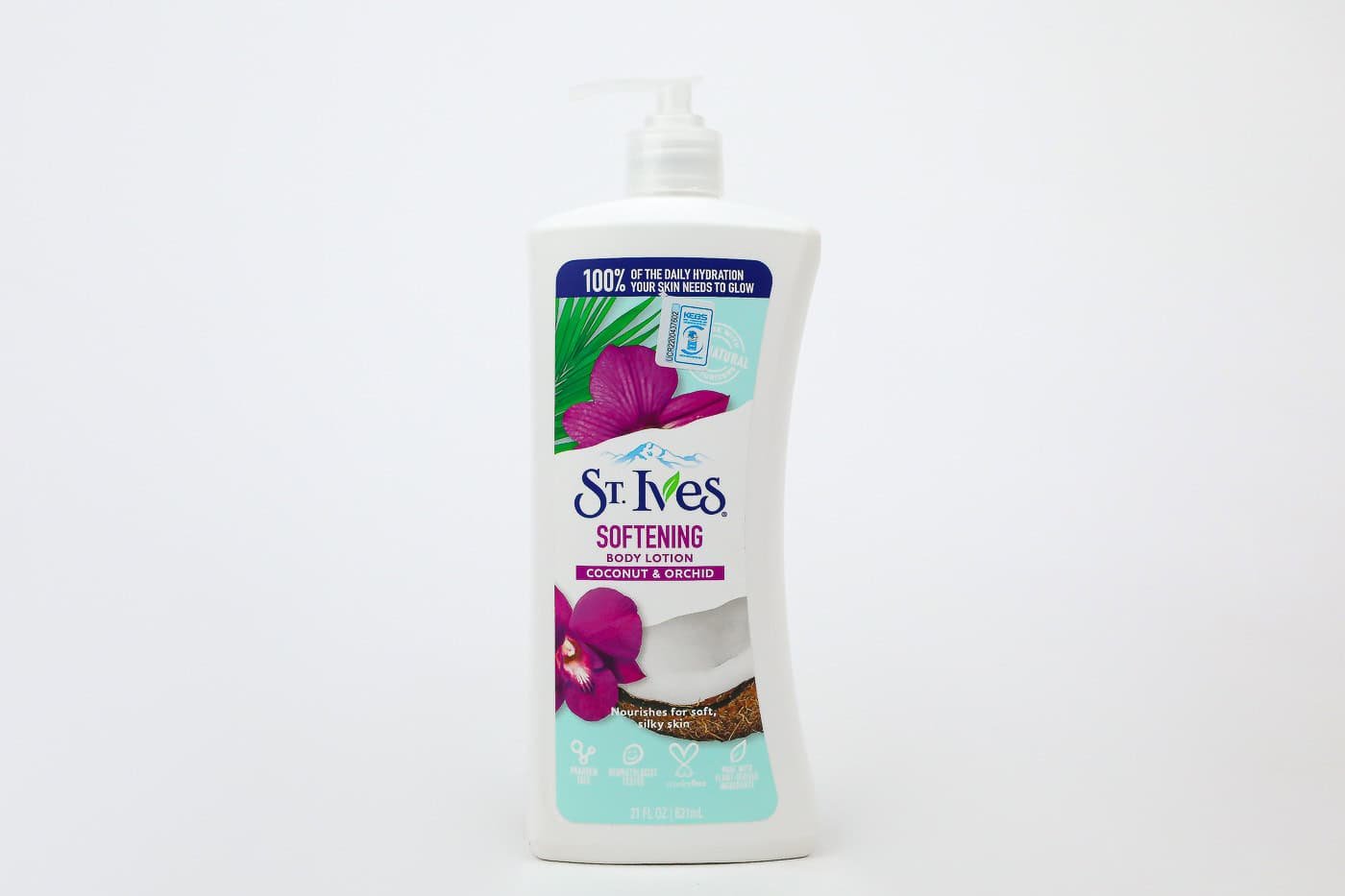 ST IVES BODY LOTION 21OZ SOFT AND SILKY(COCONUT/ORCHID) 621