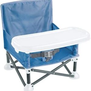 SUMMER INFANT POP N SIT PORTABLE BOOSTER SEAT BLUE