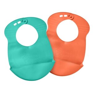 TOMMEE ROLL N GO BIB WITH CRUMB AND MESS CATCHER